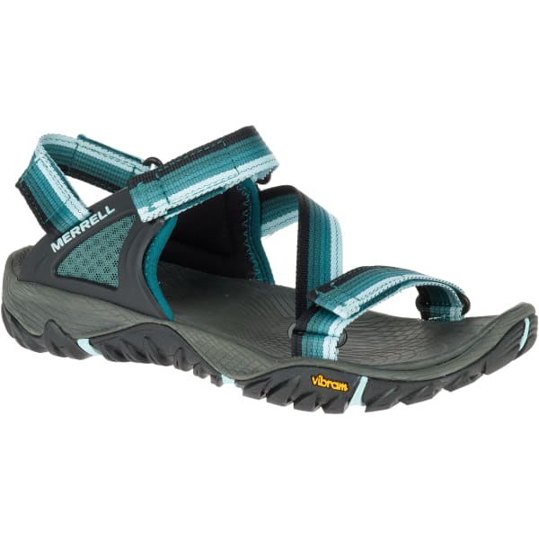 MERRELL Women's All Out Blaze Web Sandals, Sea Pine