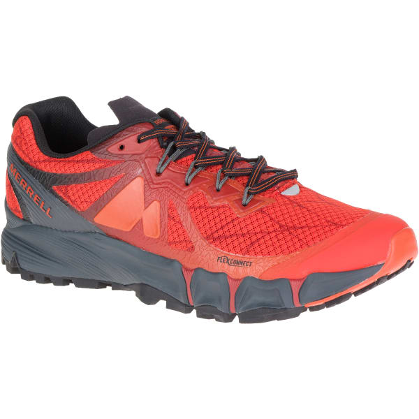 MERRELL Men's Agility Peak Flex Trail Running Shoes, Merrell Orange