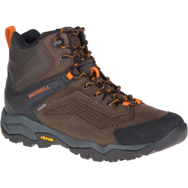 MERRELL Men's Everbound Mid GORE- TEX Hiking Boots, Dark Earth