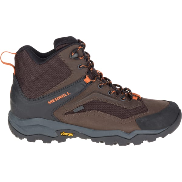 MERRELL Men's Everbound Ventilator Mid Waterproof Hiking Boots, Dark Earth