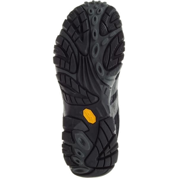 MERRELL Men's Moab 2 Mid Waterproof Hiking Boots, Granite, Wide