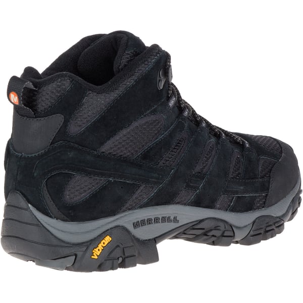 MERRELL Men's Moab 2 Ventilator Mid Hiking Boots, Black Night