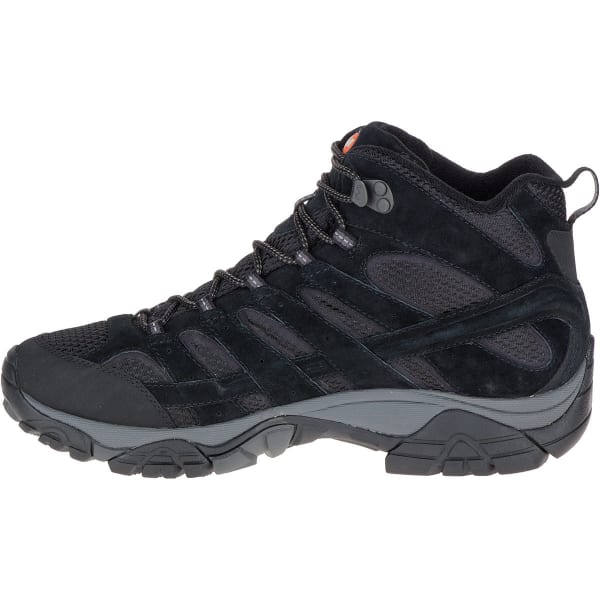 MERRELL Men's Moab 2 Ventilator Mid Hiking Boots, Black Night