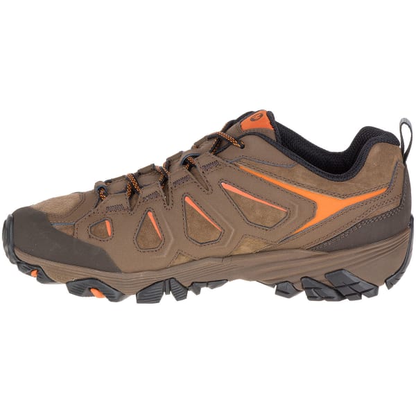 MERRELL Men's Moab FST Leather Hiking Shoes, Dark Earth