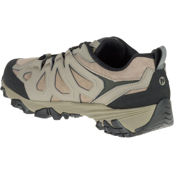 MERRELL Men's Moab FST Leather Waterproof Hiking Shoes, Boulder