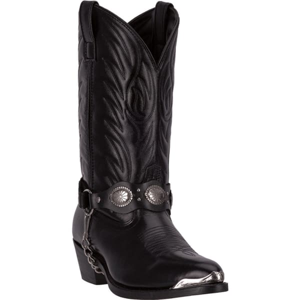 LAREDO Men's Tallahassee Cowboy Boots, Black, D-Width