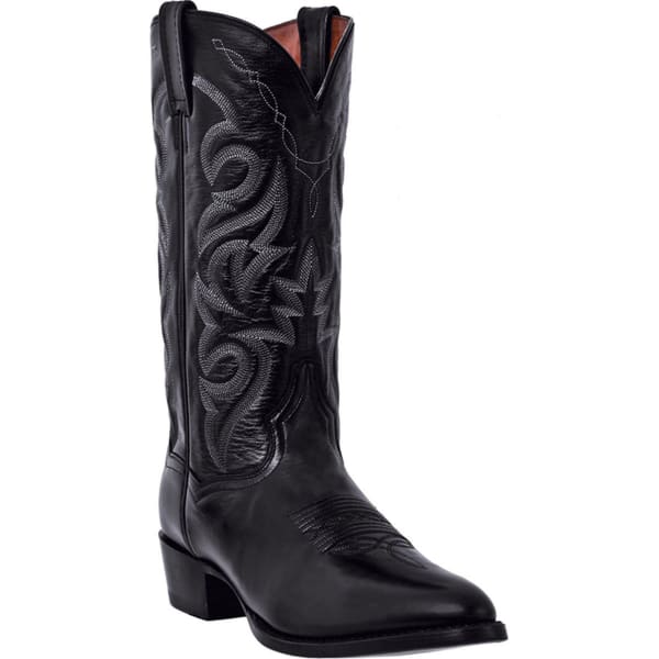 DAN POST Men's Milwaukee Cowboy Boots, Black, D-Width