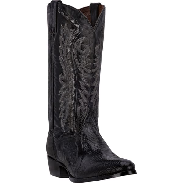 DAN POST Men's Raleigh Cowboy Boots, Black, Extra Wide Sizes