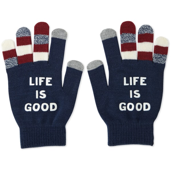 LIFE IS GOOD Women's LIG Branded Texting Gloves