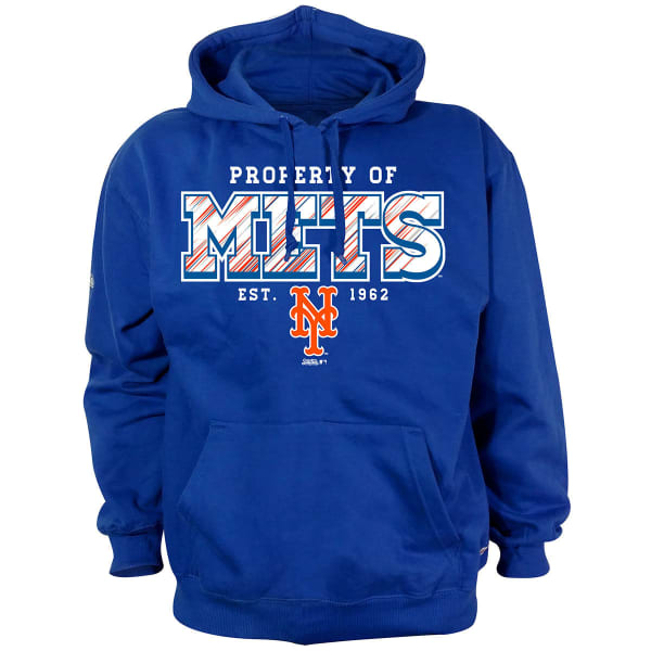 NEW YORK METS Men's Pullover Hooded Fleece