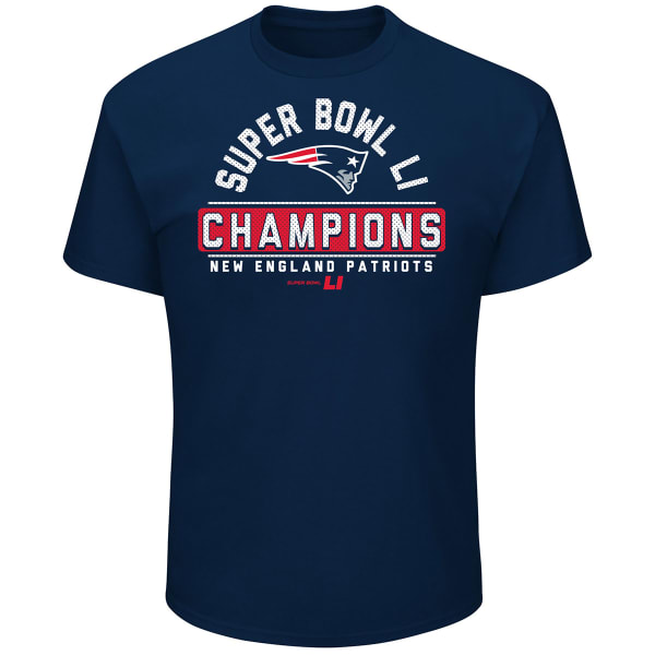 NEW ENGLAND PATRIOTS Men's Super Bowl LI Front Runner Short-Sleeve Tee