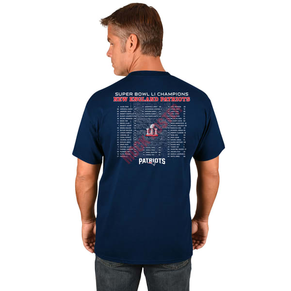 NEW ENGLAND PATRIOTS Men's Super Bowl LI Champion Challenge Short-Sleeve Tee