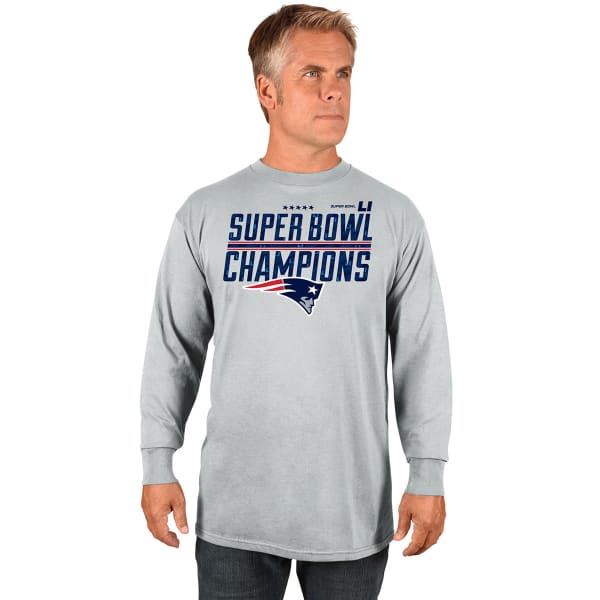 NEW ENGLAND PATRIOTS Men's Super Bowl LI Champ Time Long-Sleeve Tee