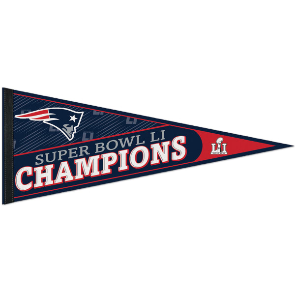 NEW ENGLAND PATRIOTS 2016/17 Super Bowl Champions Classic Pennant