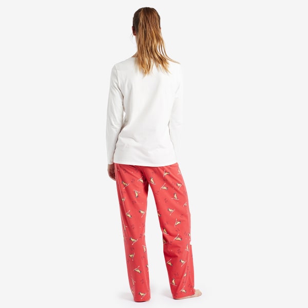 LIFE IS GOOD Women's Winter Rocket Jersey Sleep Pants