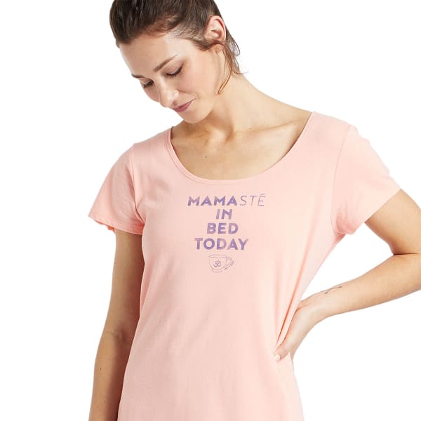 LIFE IS GOOD Women's Mamaste Sleep Tee Dress