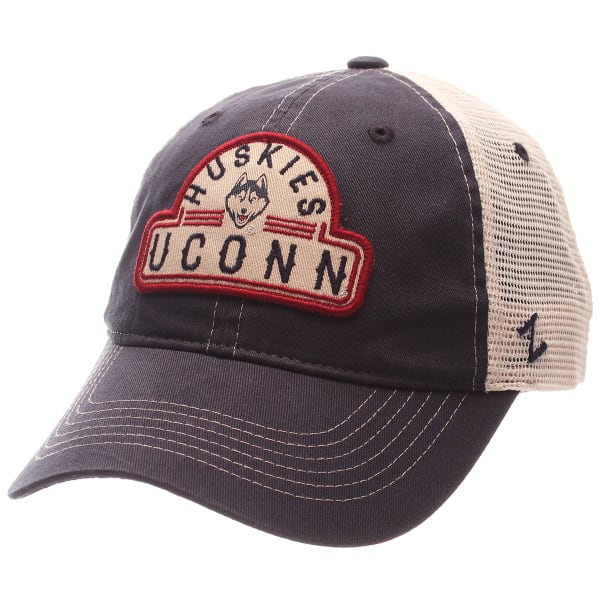 UCONN Men's Route Trucker Snapback Cap