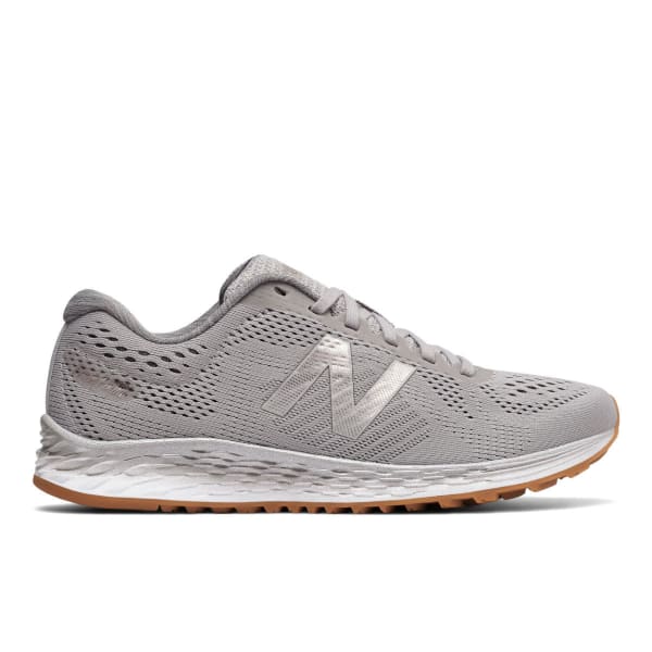 NEW BALANCE Women's Fresh Foam Arishi Running Shoes, Overcast/Castlerock/Champagne Metal