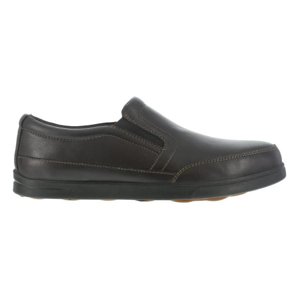 FLORSHEIM WORK Men's Stoss Steel Toe Oxford Work Shoes, Brown
