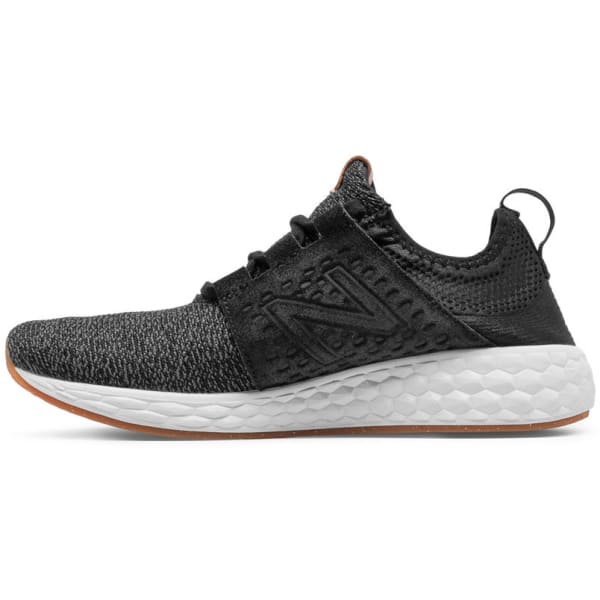 NEW BALANCE Women's Fresh Foam Cruz V1 Running Shoes, Black/Sea Foam/Gum