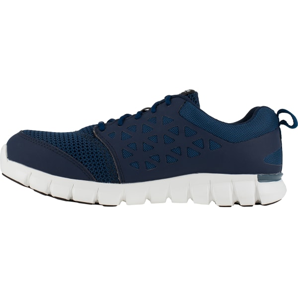 REEBOK WORK Men's Sublite Cushion Work Alloy Toe Work Shoes, Navy