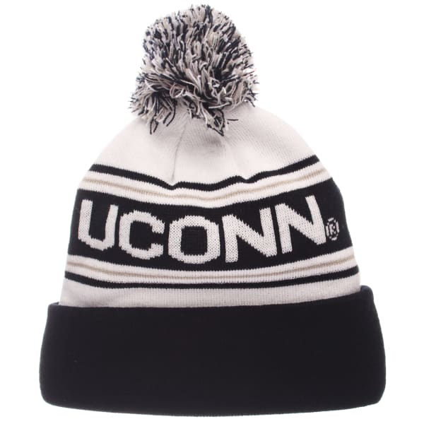 UCONN Finish Line Cuffed Pom Knit Beanie