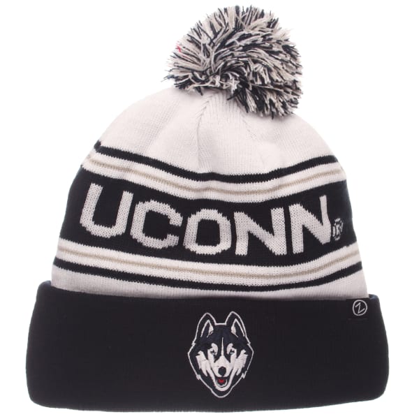 UCONN Finish Line Cuffed Pom Knit Beanie