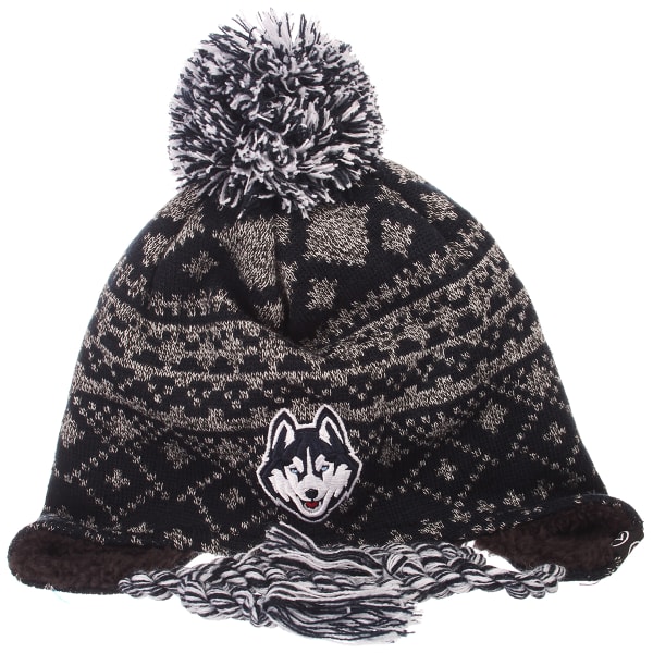 UCONN Teton Pom Knit Beanie