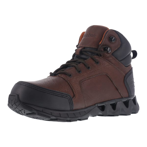 REEBOK WORK Men's Zigkick Carbon Toe Hiking Boots, Dark Brown