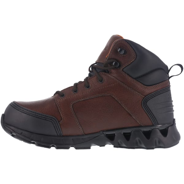 REEBOK WORK Men's Zigkick Carbon Toe Hiking Boots, Dark Brown