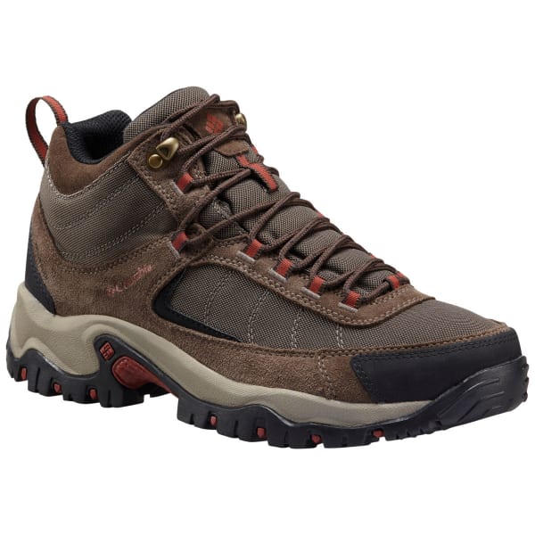 COLUMBIA Men's Granite Ridge Mid Waterproof Hiking Boots, Mud Rusty ...