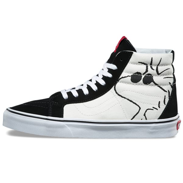 VANS Men's Peanuts SK8-Hi Reissue Skate Shoes, Joe Cool/Black