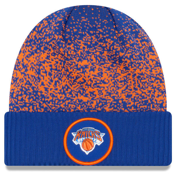 NEW YORK KNICKS On-Court Cuffed Knit Beanie