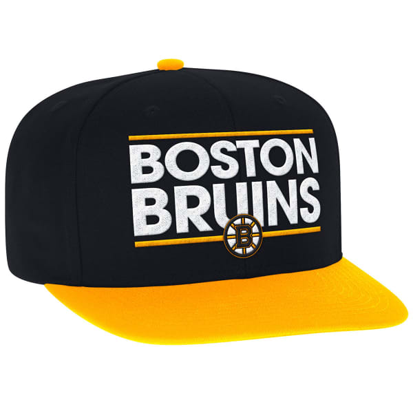 ADIDAS Men's Boston Bruins Dassler Flat Brim Snapback Cap