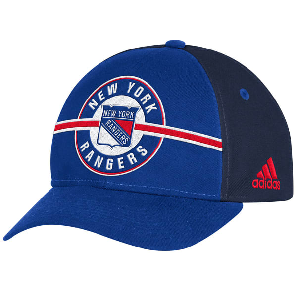 ADIDAS Men's New York Rangers Structured Circle Logo Adjustable Cap