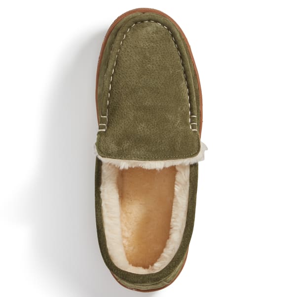 LAMO Men's Warren Moc Slippers, Forest