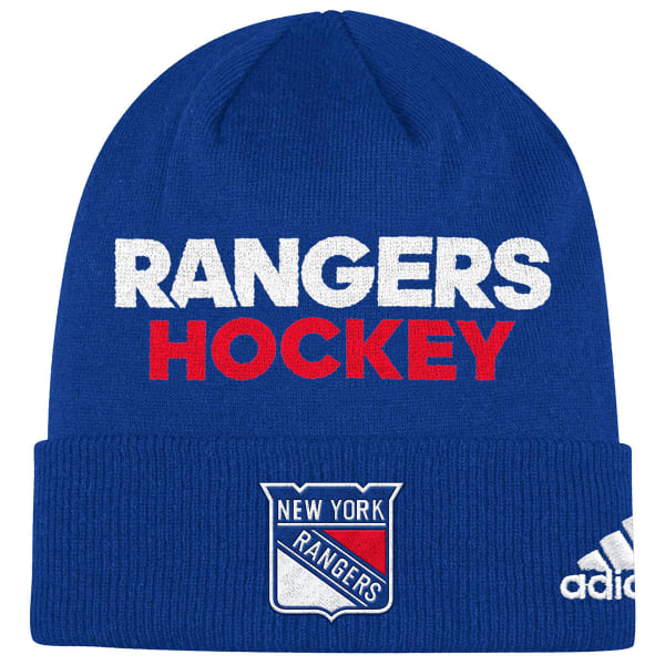 ADIDAS Men's New York Rangers Locker Room Cuffed Beanie