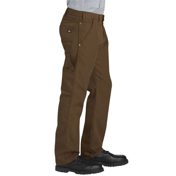 DICKIES Men's FLEX Regular Fit Straight Leg Tough Max Duck Carpenter Pants