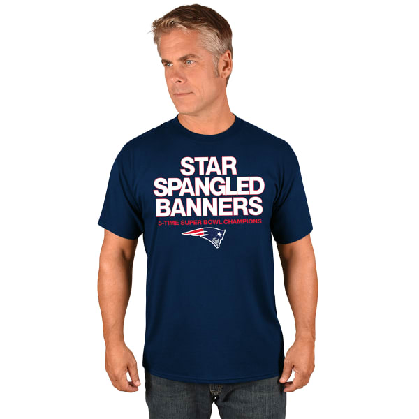 NEW ENGLAND PATRIOTS Men's Super Bowl LI Champions Star Spangle Banners Tee