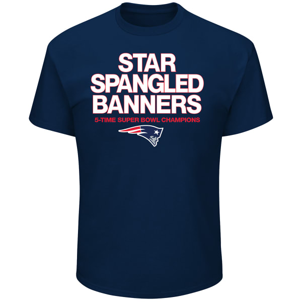 NEW ENGLAND PATRIOTS Men's Super Bowl LI Champions Star Spangle Banners Tee