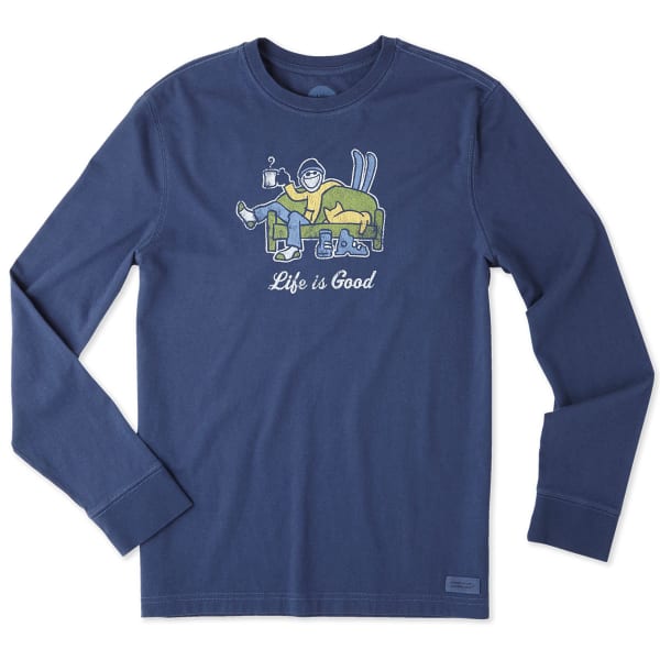 LIFE IS GOOD Men's Apres Ski Long Sleeve Crusher Tee