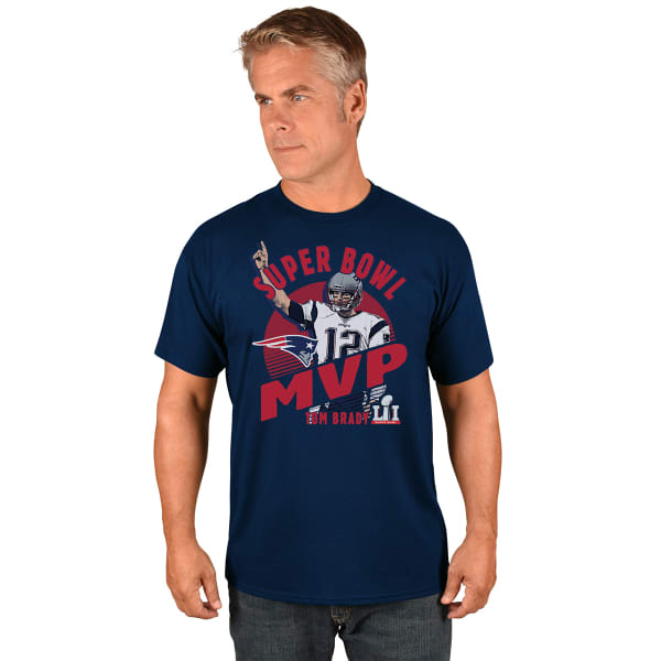 NEW ENGLAND PATRIOTS Men's Super Bowl LI Champions Tom Brady Fantasy Leader MVP Tee