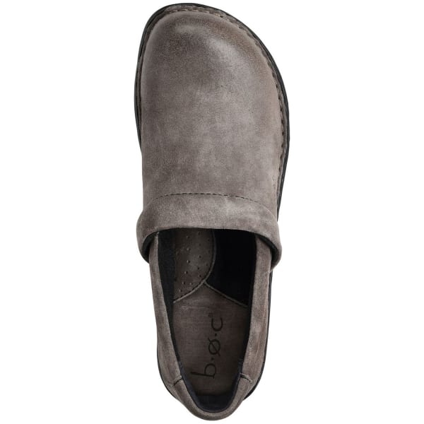 B.O.C. Women's Peggy Suede Clogs, Grey