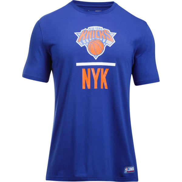 UNDER ARMOUR Men's New York Knicks Combine Graphic Short-Sleeve Tee