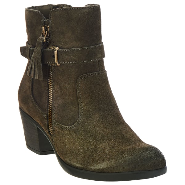 EARTH ORIGINS Women's Tori Suede Booties, Dusty Olive