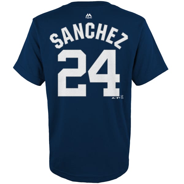 NEW YORK YANKEES Boys' Gary Sanchez #24 Short Sleeve Tee