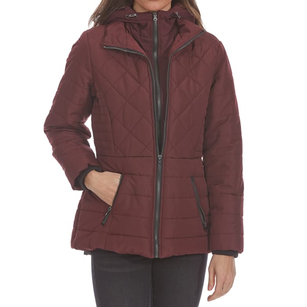 DETAILS Women's Fleece Bib Puffer Jacket