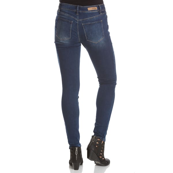 ROYALTY Women's Destructed Skinny Jeans