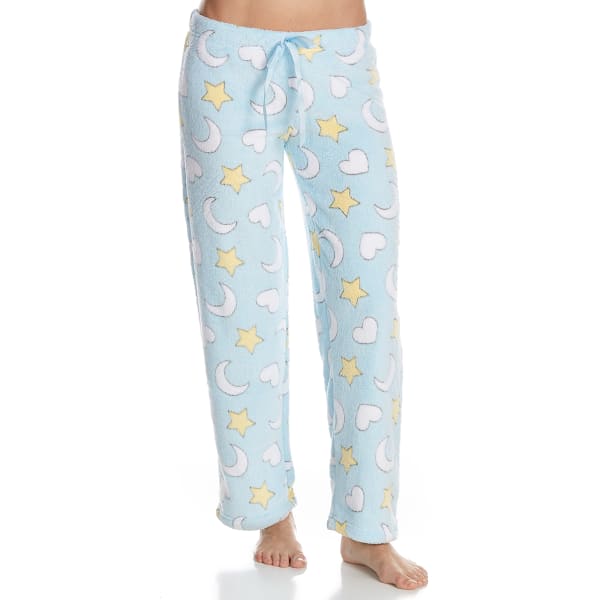 SLEEP & CO. Women's Moon Stars Plush Sleep Pants