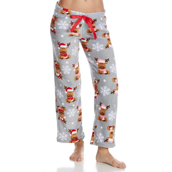 SLEEP & CO. Women's Reindeer Plush Sleep Pants